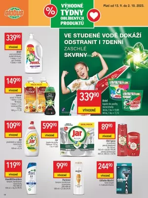 akční leták Globus 13.9.2023-2.10.2023