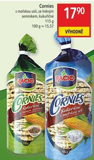 Chlebíčky Cornies Racio