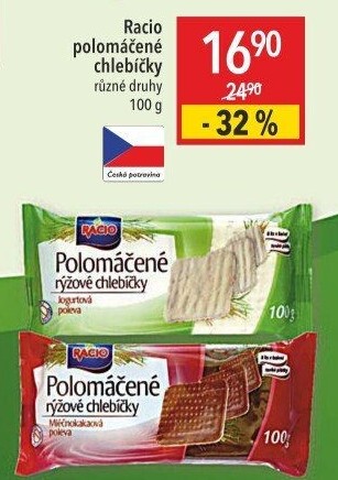 Chlebíčky polomáčené Racio