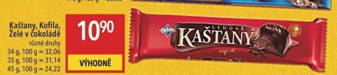 Ledové kaštany Orion