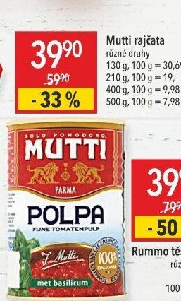 Rajčata Mutti