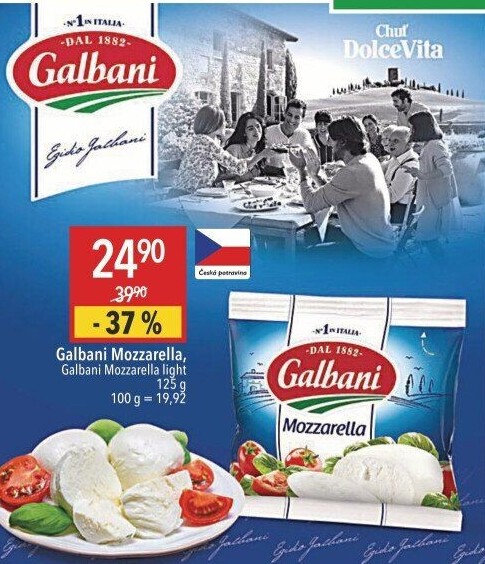 Sýr Mozzarella Galbani