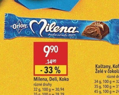 Tyčinka Deli Orion
