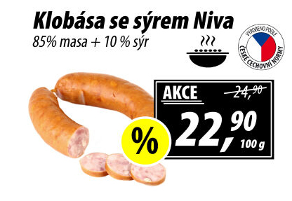 Klobása s nivou