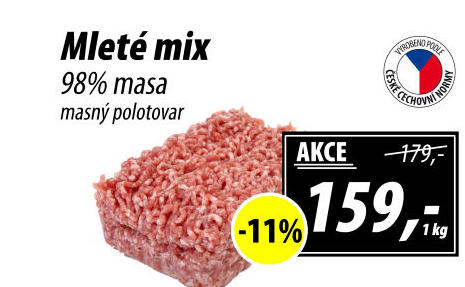 Mleté maso mix