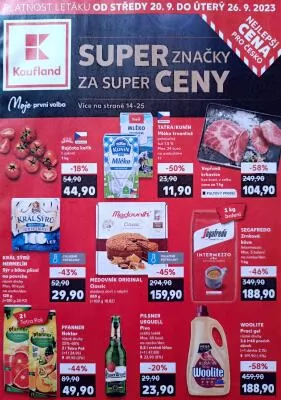 akční leták Kaufland 20.9.2023-26.9.2023