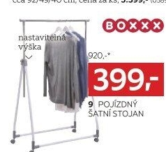 POJÍZDNÝ ŠATNÍ STOJAN