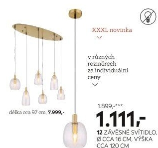 ZÁVĚNÉ SVÍTIDLO