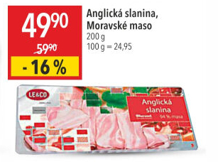 Anglická slanina LE&amp