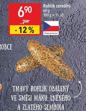Cereální rohlík