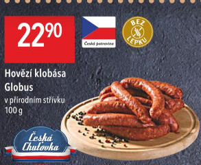Hovězí klobása Globus