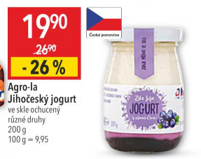 Jogurt ochucený jihočeský Agro-La