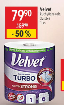 Kuchyňské utěrky 3vrstvé Turbo Velvet
