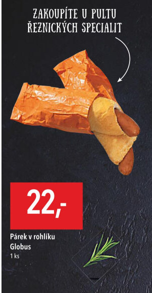 Párek v rohlíku Globus