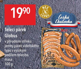 Párky s telecím masem Globus