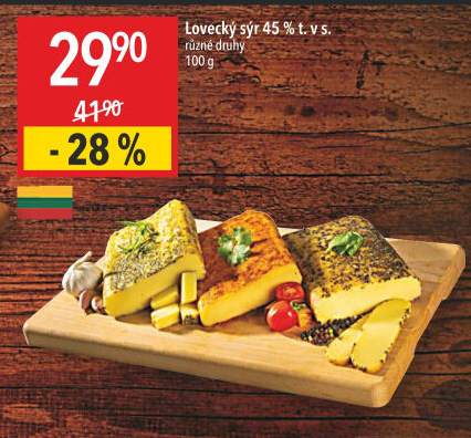 Sýr lovecký 45%