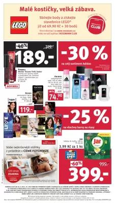 akční leták ROSSMANN drogerie 20.9.2023-3.10.2023