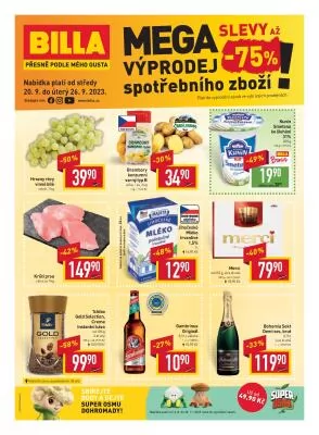 akční leták BILLA 20.9.2023-26.9.2023