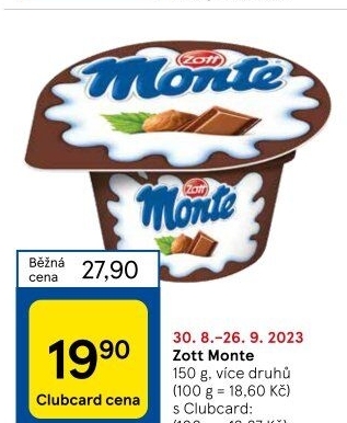Dezert Monte Zott