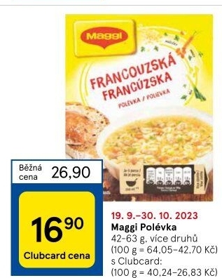 Instantní polévky Maggi