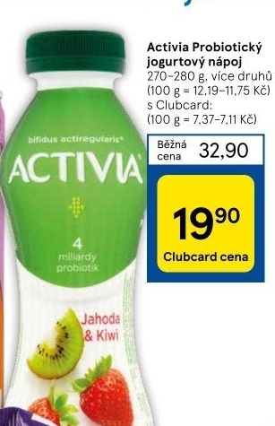 Jogurtový nápoj Activia Danone