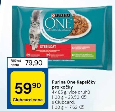 Kapsičky pro kočky One Purina