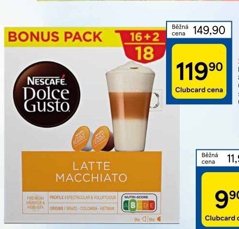 Kapsle Dolce Gusto Nescafé