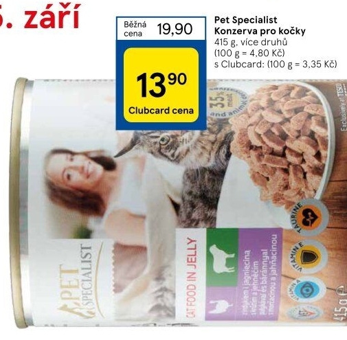 Konzerva pro kočky Pet Specialist