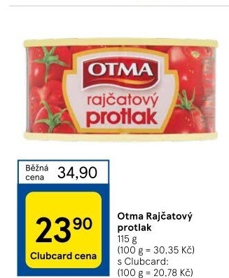 Rajčatový protlak Otma
