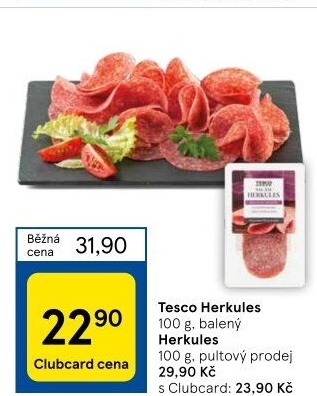 Salám Herkules Tesco