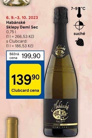 Sekt Demi Sec Habánské sklepy