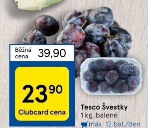 Švestky Tesco