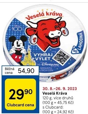 Sýr tavený Veselá kráva