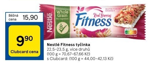 Tyčinka cereální Fitness Nestlé