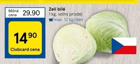 Zelí hlávkové bílé
