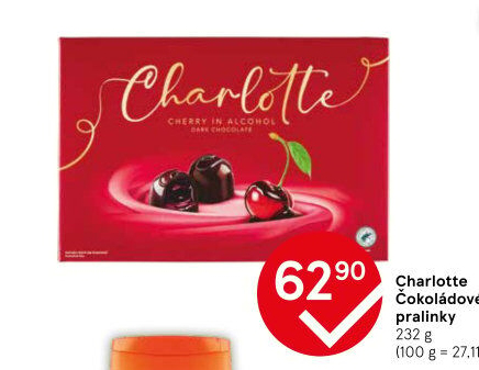 Bonboniéra pralinky Charlotte