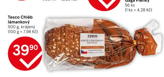 Chléb lámankový Tesco