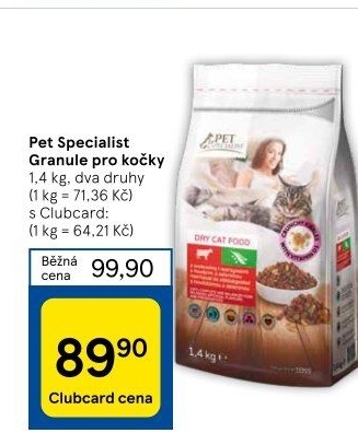 Granule pro kočky Pet Specialist