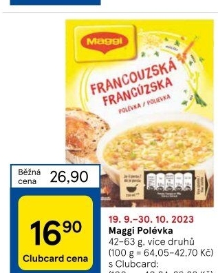 Instantní polévky Maggi