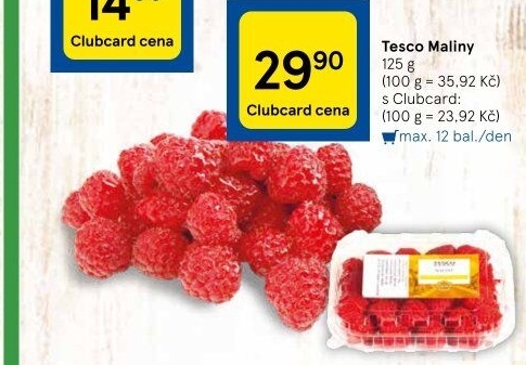 Maliny Tesco
