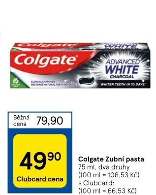 Pasty na zuby Colgate