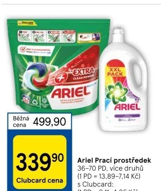 Prací prostředky Ariel