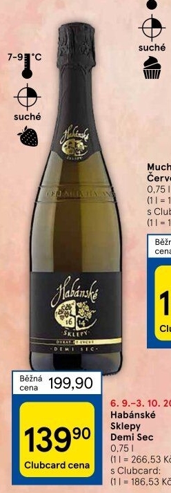 Sekt Demi Sec Habánské sklepy