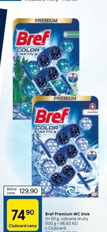 WC blok tuhý Premium Bref