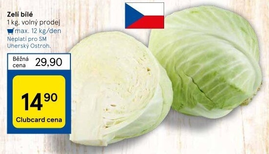 Zelí hlávkové bílé