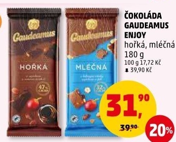 Čokoláda Gaudeamus Enjoy