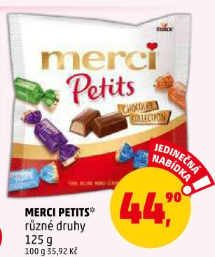 Čokoládové bonbony Petits Merci