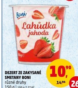 Dezert zakysaný Boni
