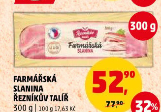 Farmářská slanina Řezníkův talíř