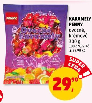 Karamelky ovocné Penny